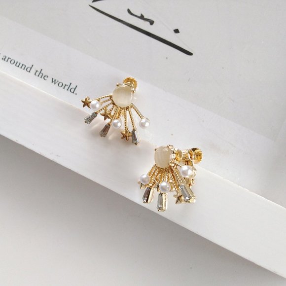 💕LAST ONE 💙Sterling Silver Star Earrings - Picture 8 of 11